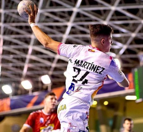  Antonio Martínez en la Liga Asobal.