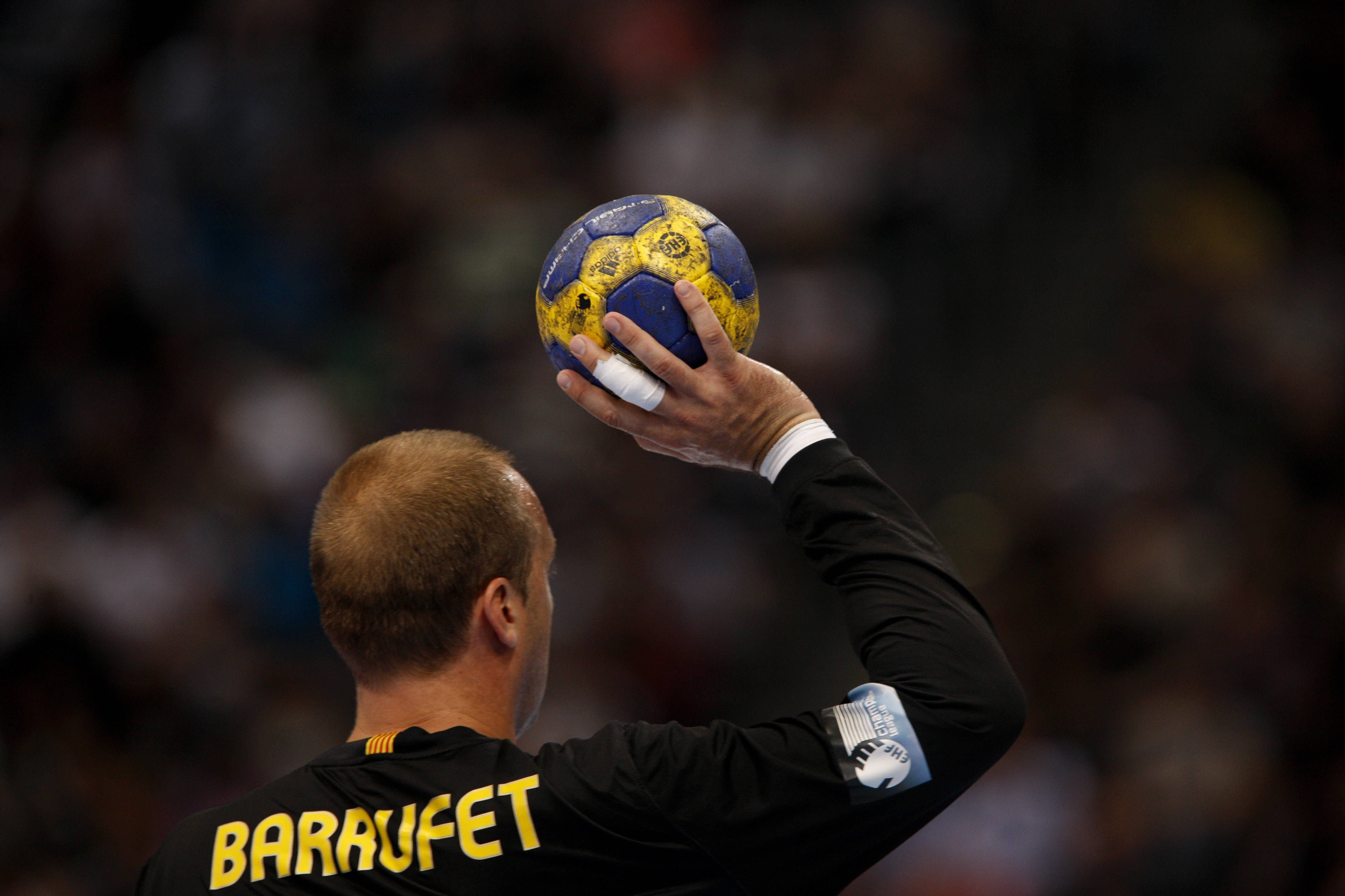  David Barrufet con el Barcelona