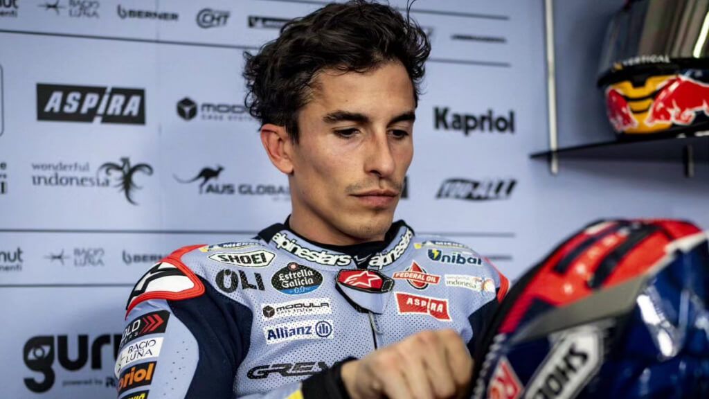  Marc Márquez, durante los test de Sepang.