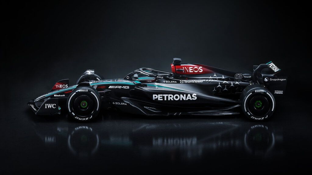  El nuevo W15, el Mercedes de Lewis Hamilton