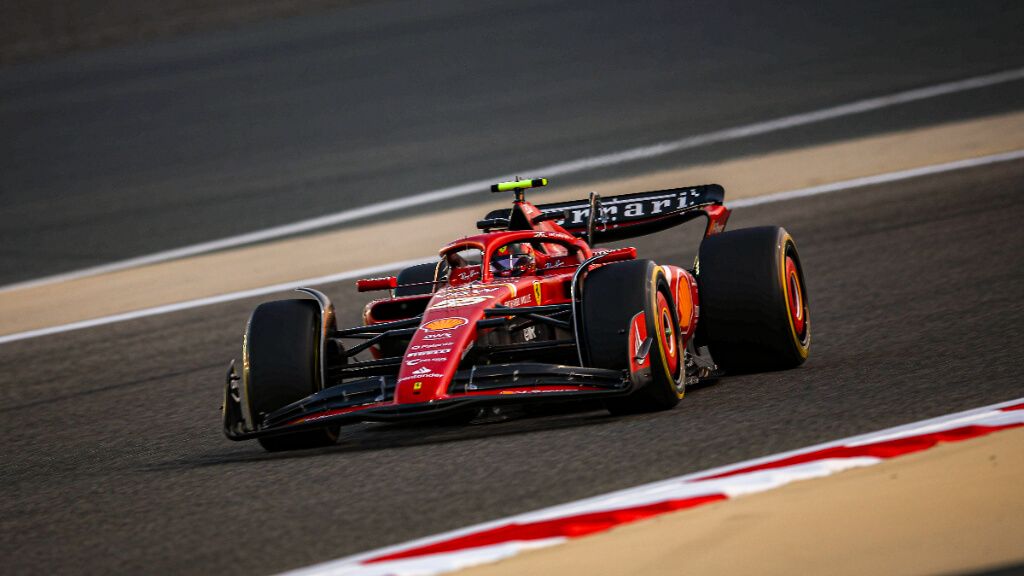 Carlos Sainz, en los test de Bahréin.