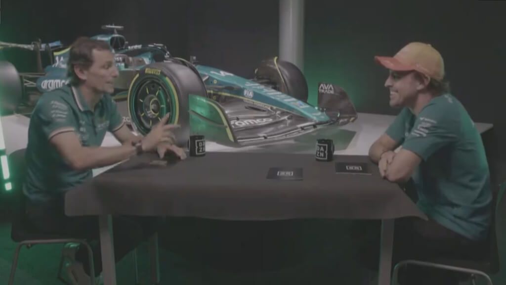  Pedro de la Rosa y Fernando Alonso (DAZN).