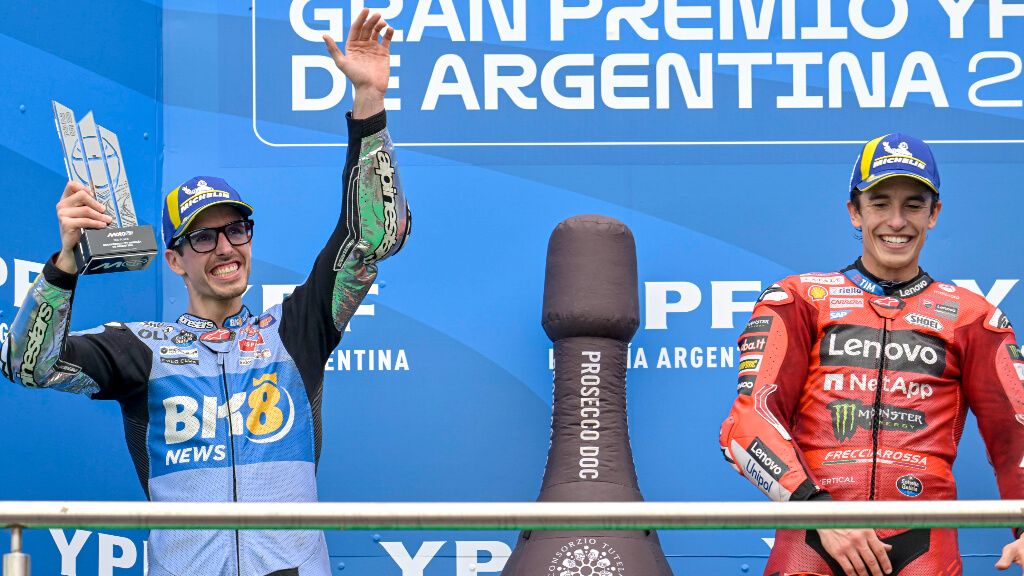 Marc Márquez y Álex Márquez tras ganar en el GP de Argentina (Cordon Press)
