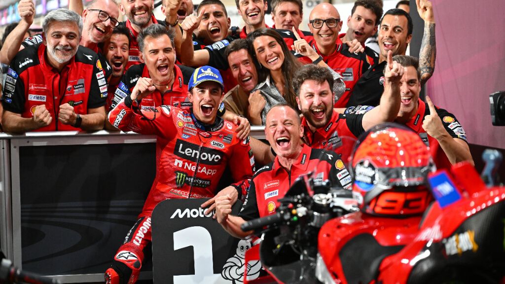  Marc Márquez, en el Gran Premio de Qatar.