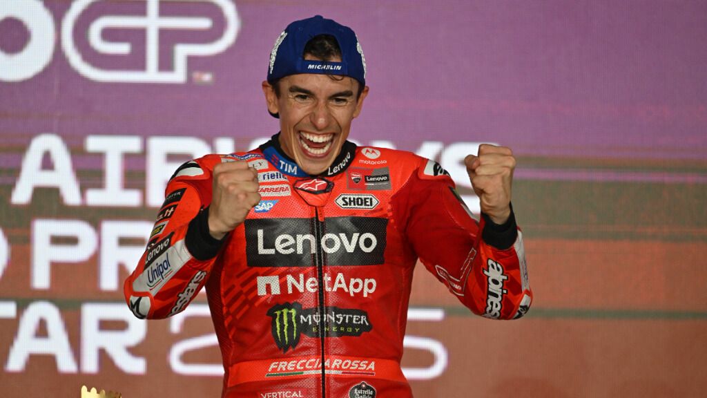  Marc Márquez, en el Gran Premio de Qatar.