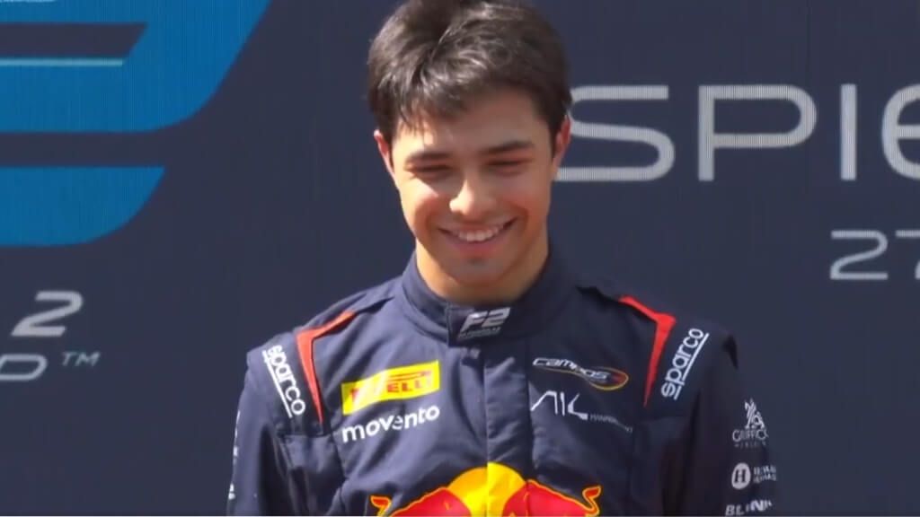 Pepe Martí, ganador de la 'sprint' del GP de Austria de F2.