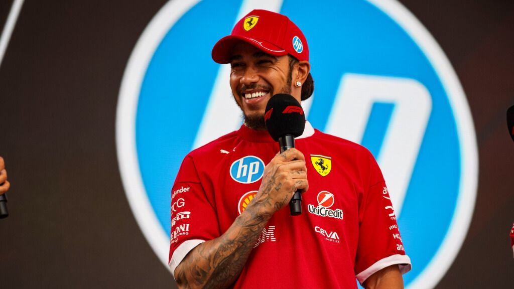 Lewis Hamilton, en Hungría.