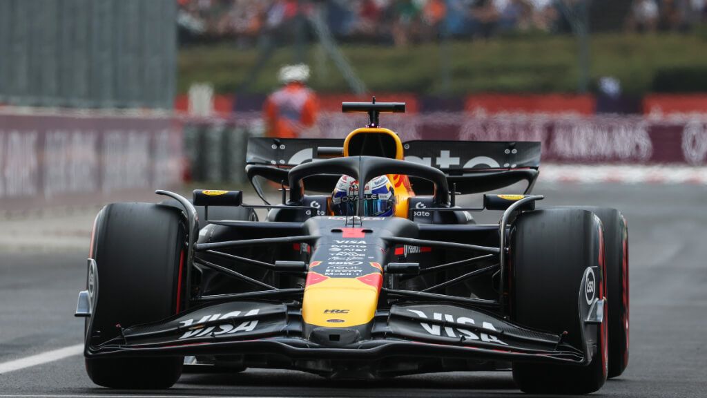  Max Verstappen, en Hungría.