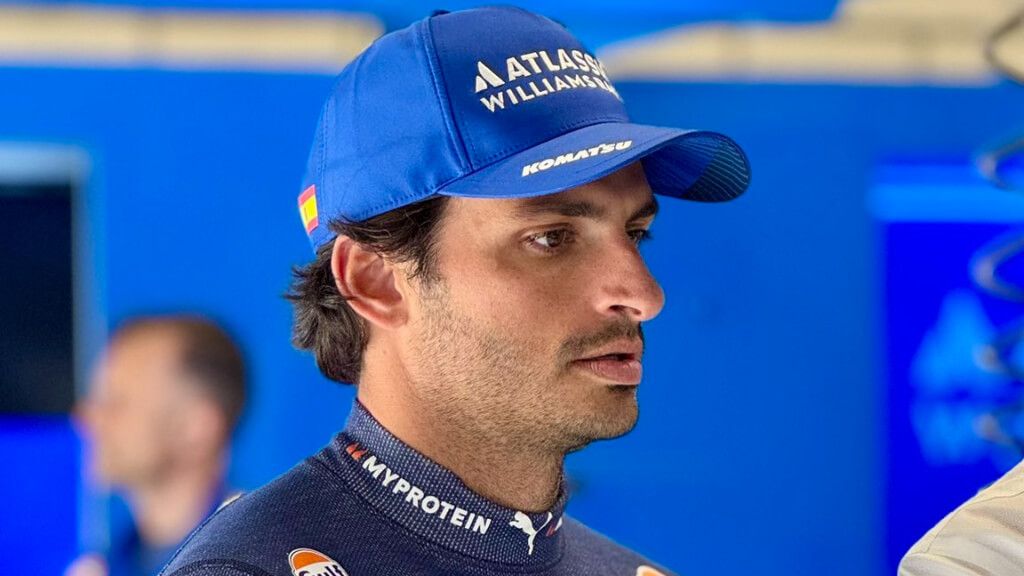Carlos Sainz, en Hungría.