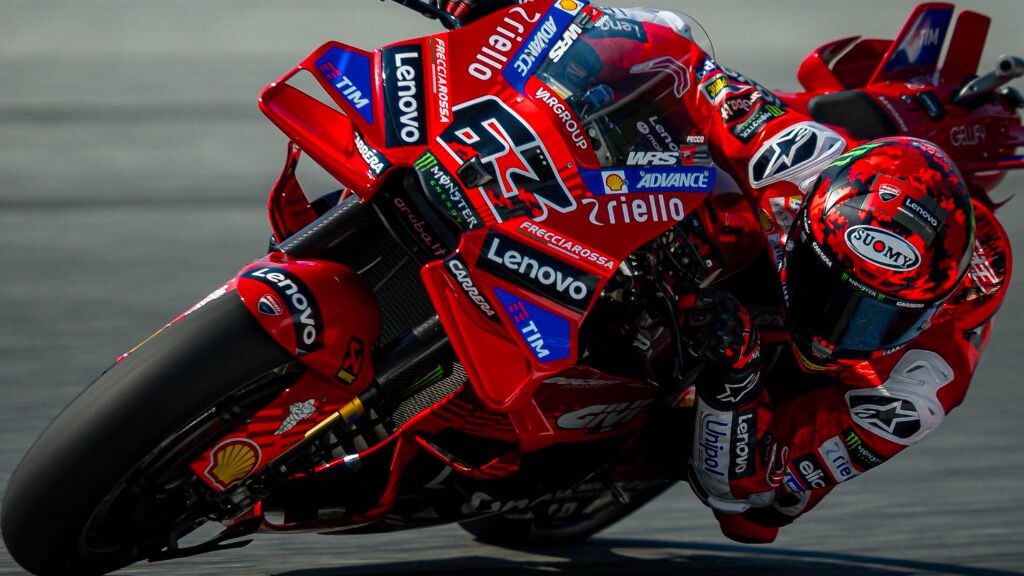 Pecco Bagnaia, en Austria.