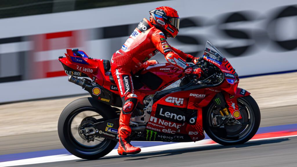  Marc Márquez, en Austria.