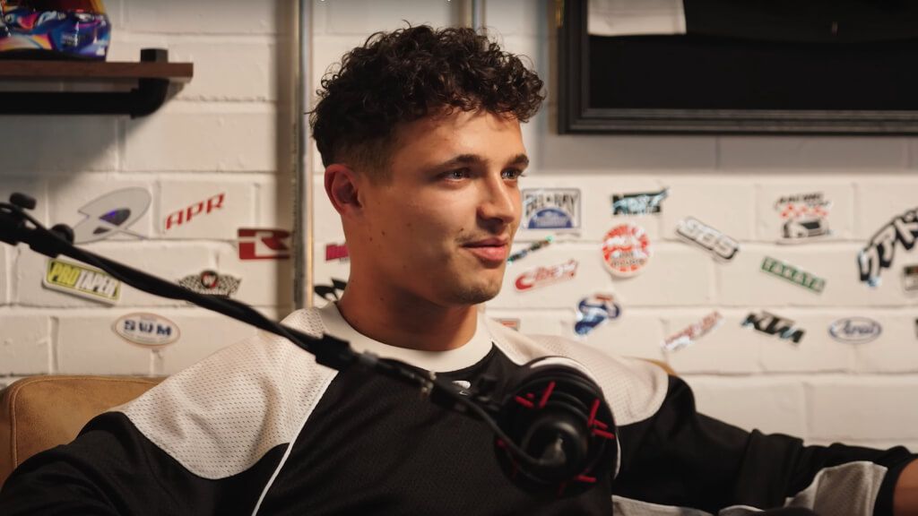 Lando Norris, en el podcast de Quadcast