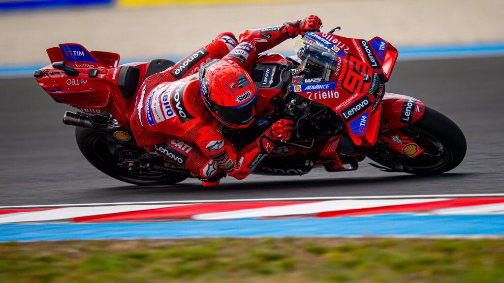 Marc Márquez, en Hungría.