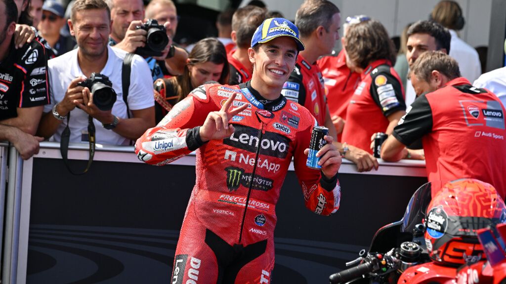 Marc Márquez, en Hungría.