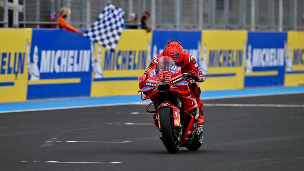  Marc Márquez, en Hungría.