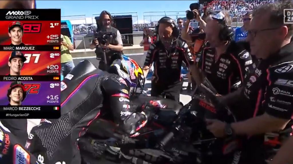 Jorge Martín, en Hungría.