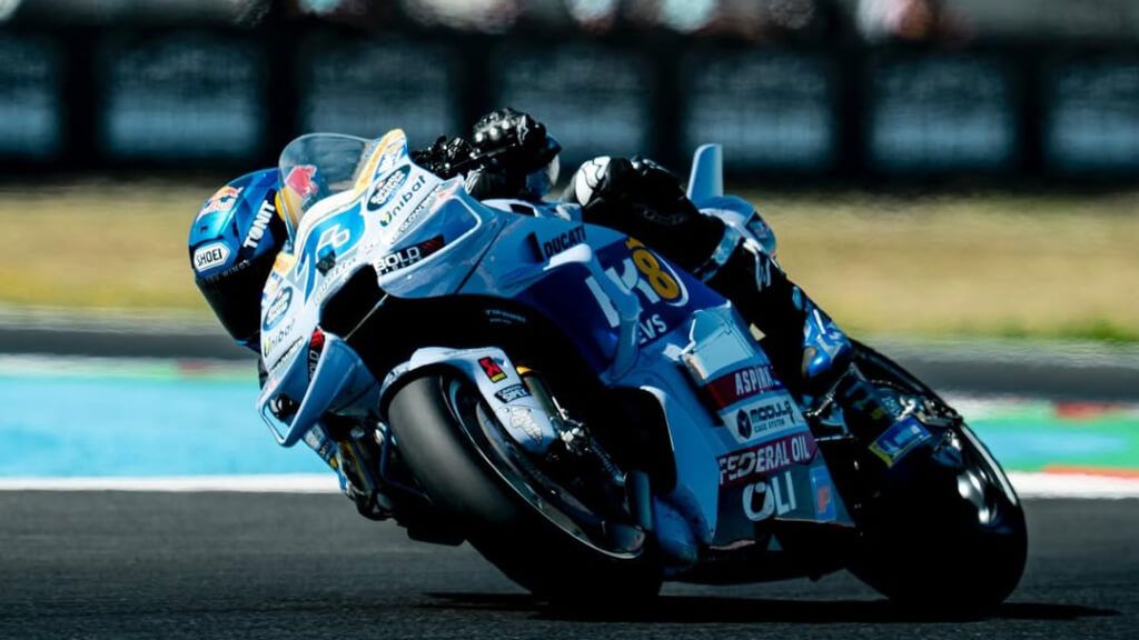 Álex Márquez, en Hungría.