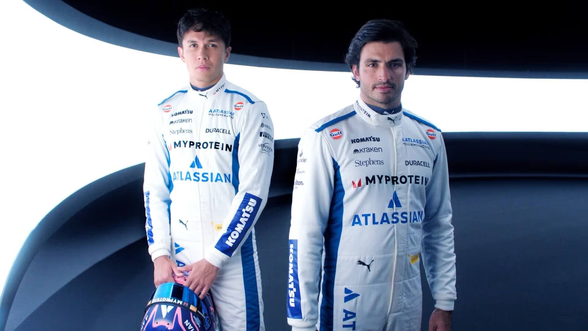 Alex Albon y Carlos Sainz, pilotos de Williams para 2025