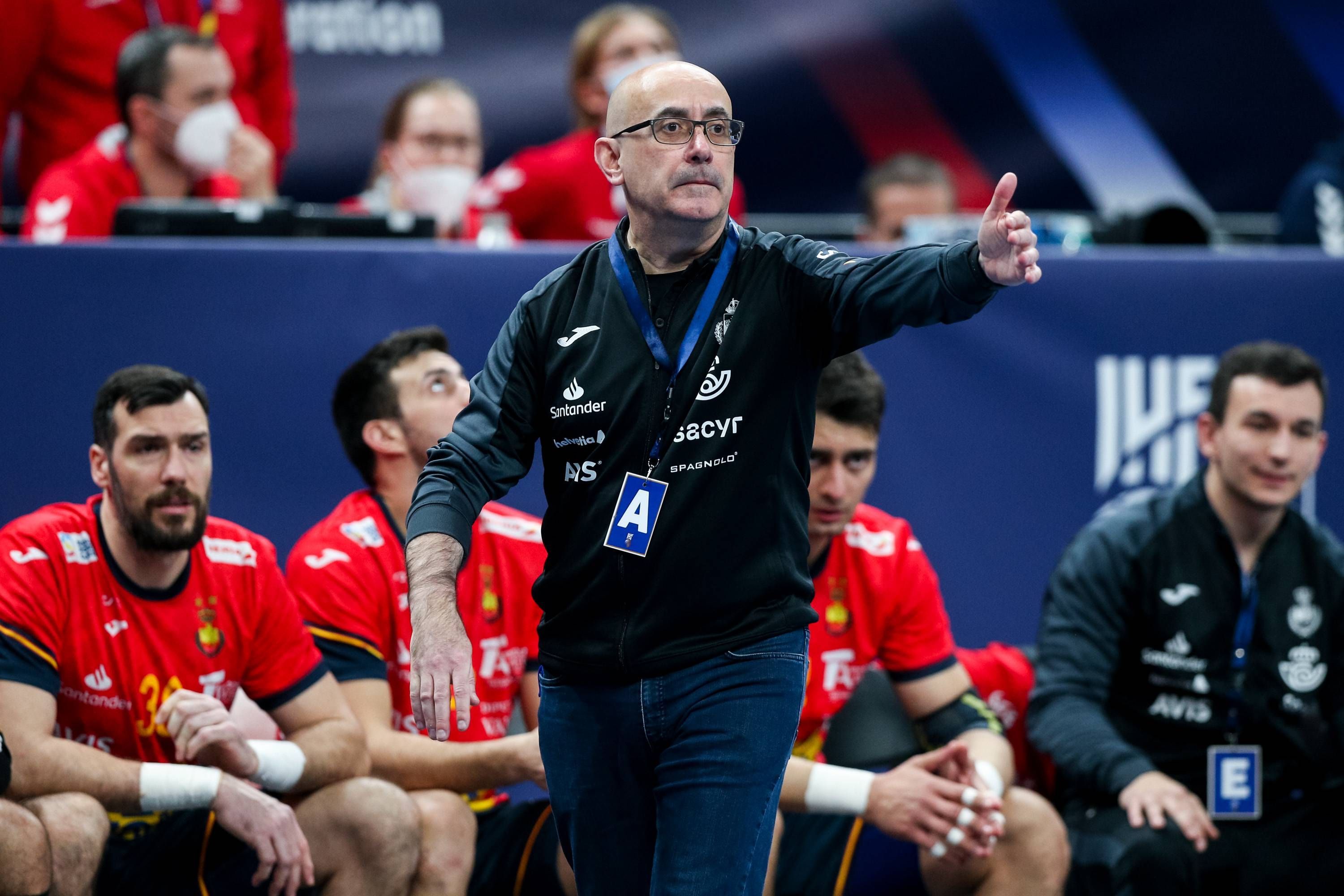 Jordi Ribera en el encuentro de Suecia - España.