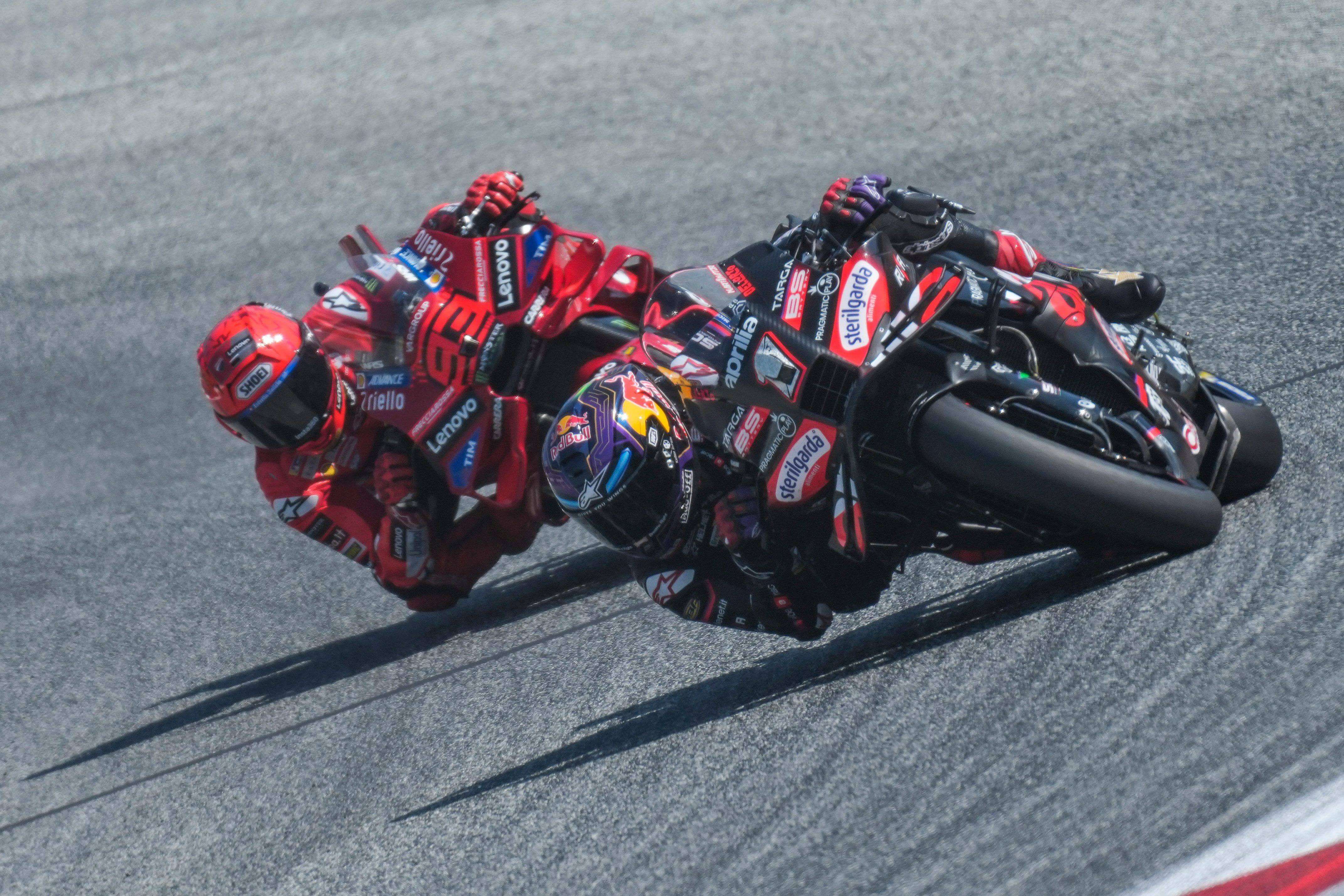  Jorge Martín y Marc Márquez, en Austria