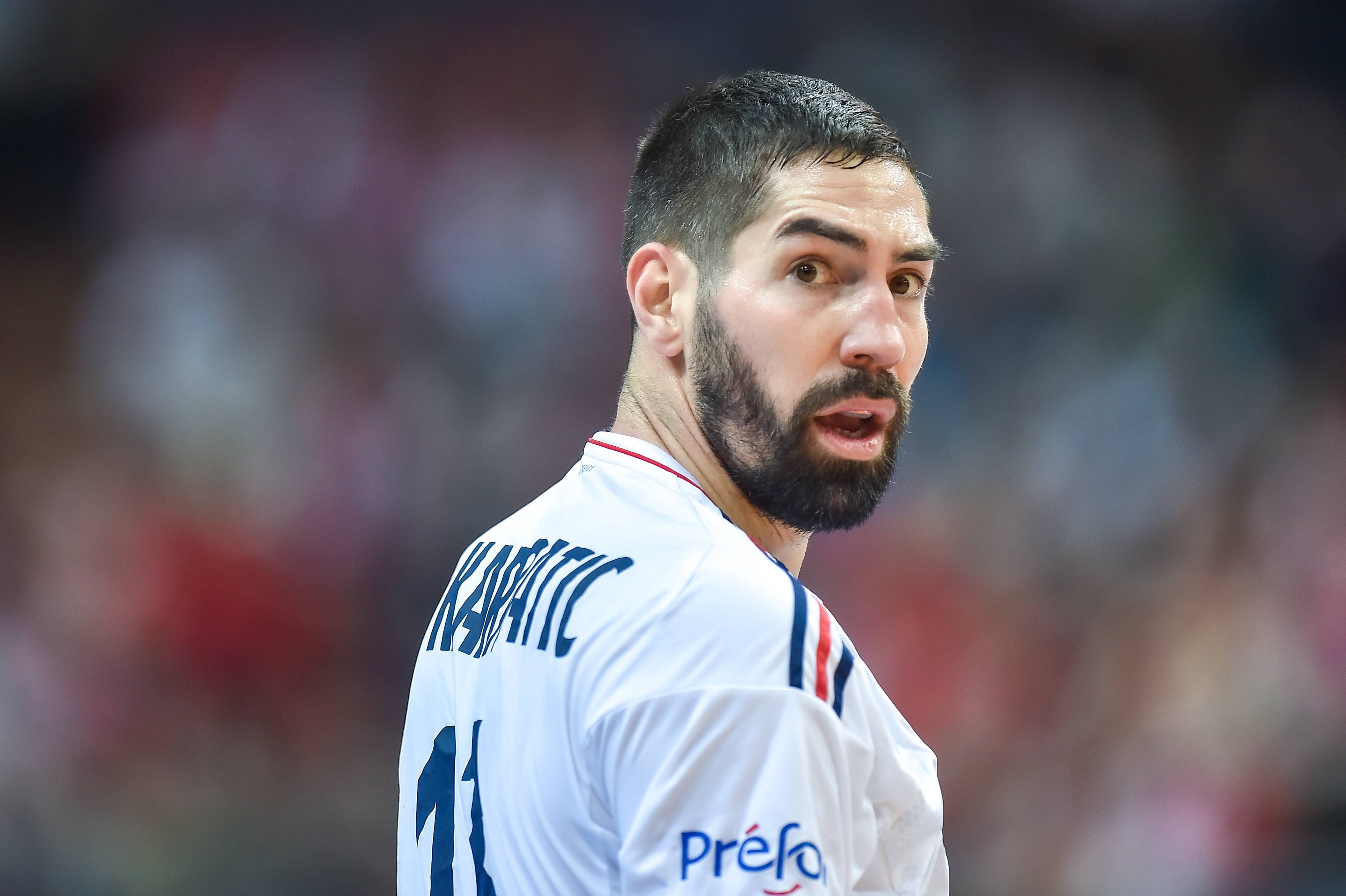  Nikola Karabatic, con Francia en el Mundial de balonmano de 2023.