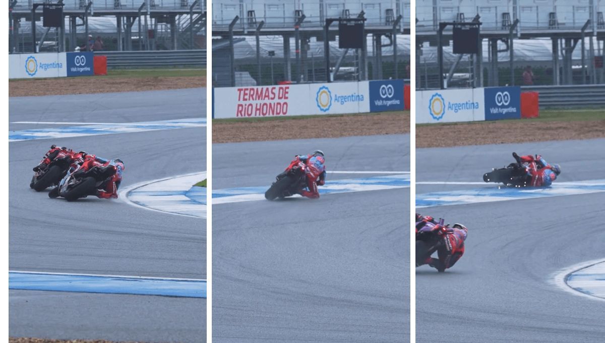  La caída de Marc Márquez en el GP de Tailandia.