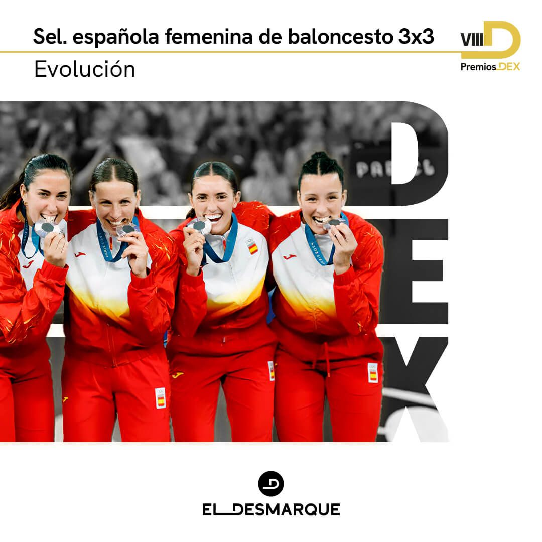 La selección española femenina de baloncesto 3X3, Premio DEX 2024.