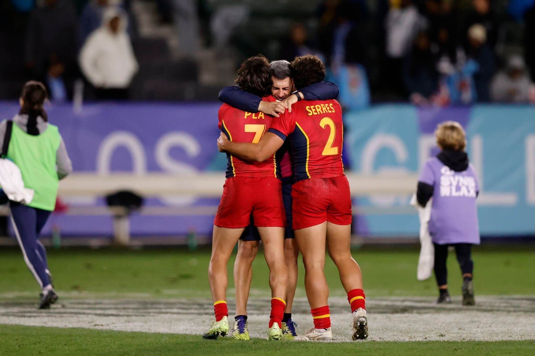 Los Leones7s celebran el histórico triunfo