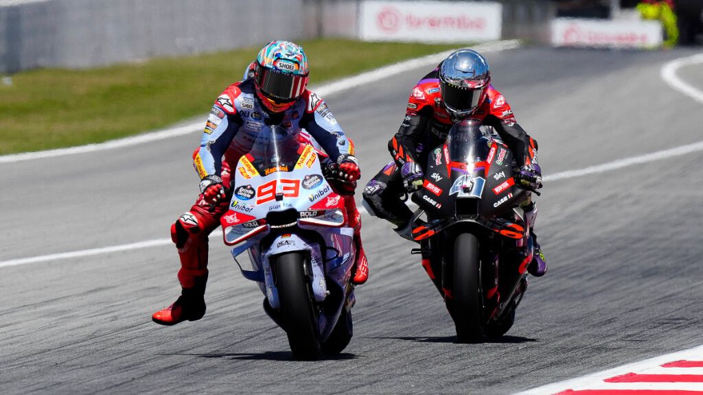 Marc Márquez, en el Gran Premio de Montmeló.