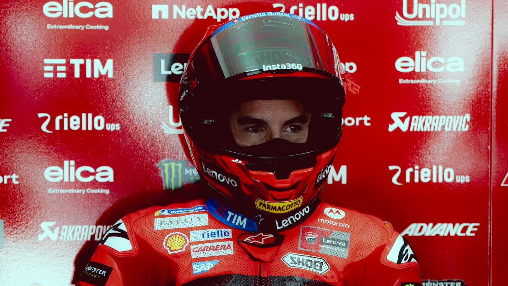 Marc Márquez, durante la pretemporada de MotoGP.
