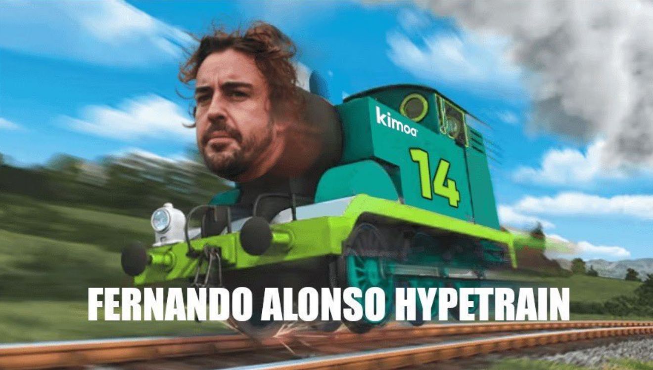 Uno de los memes de Fernando Alonso en el GP de Bahréin.