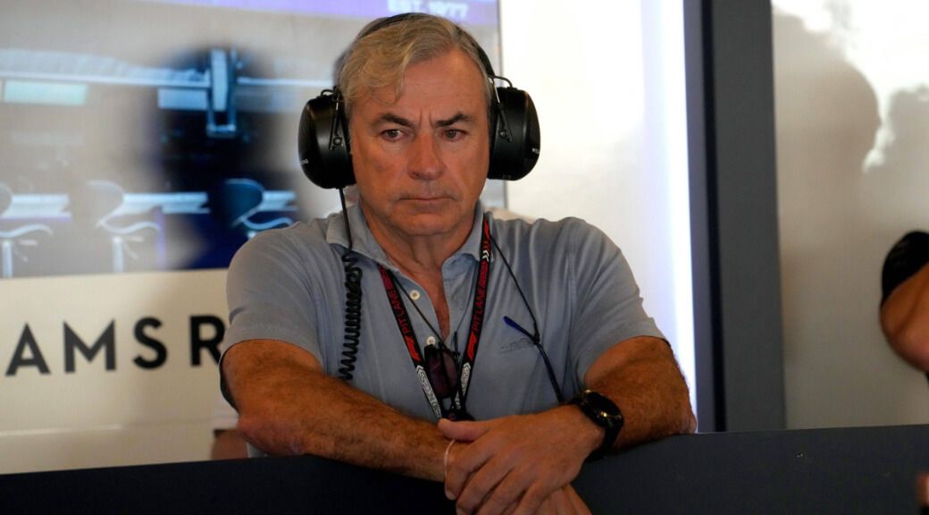  Carlos Sainz en el garaje de Williams (Cordon Press)