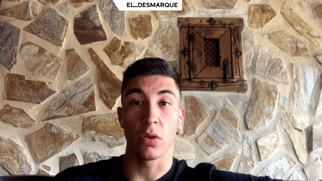 Raúl Fernández, en el Twitch de ElDesmarque