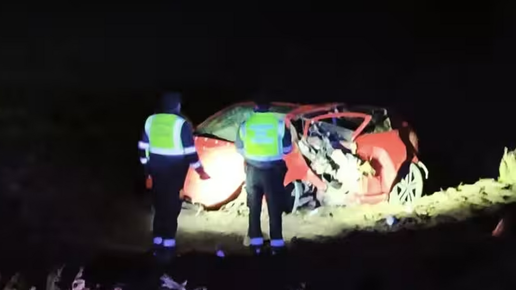 Coche accidentado con un fallecido en Lugo