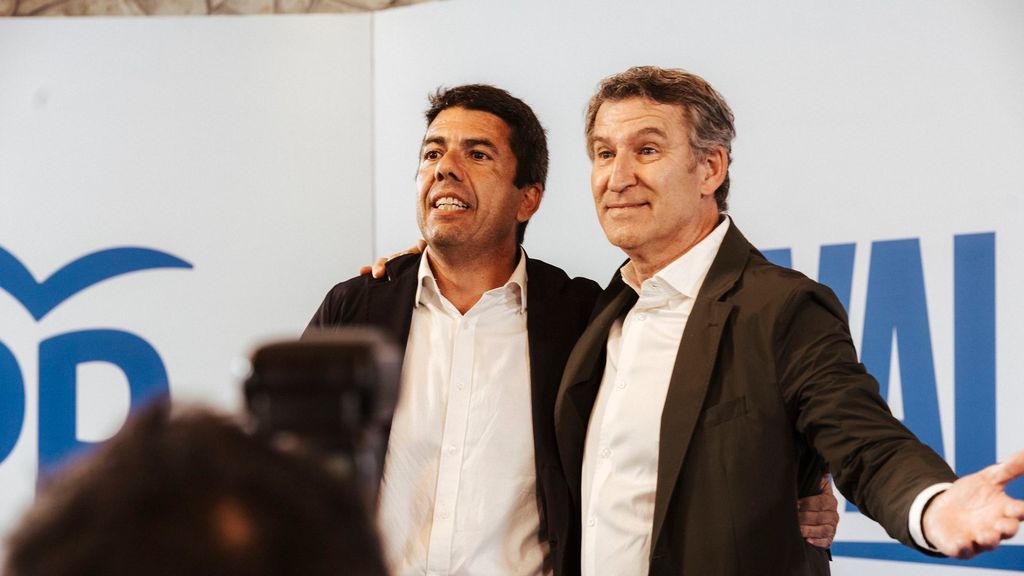 Feijóo y Mazón mantendrán una conversación este domingo para "analizar el contexto político de la Comunidad Valenciana"