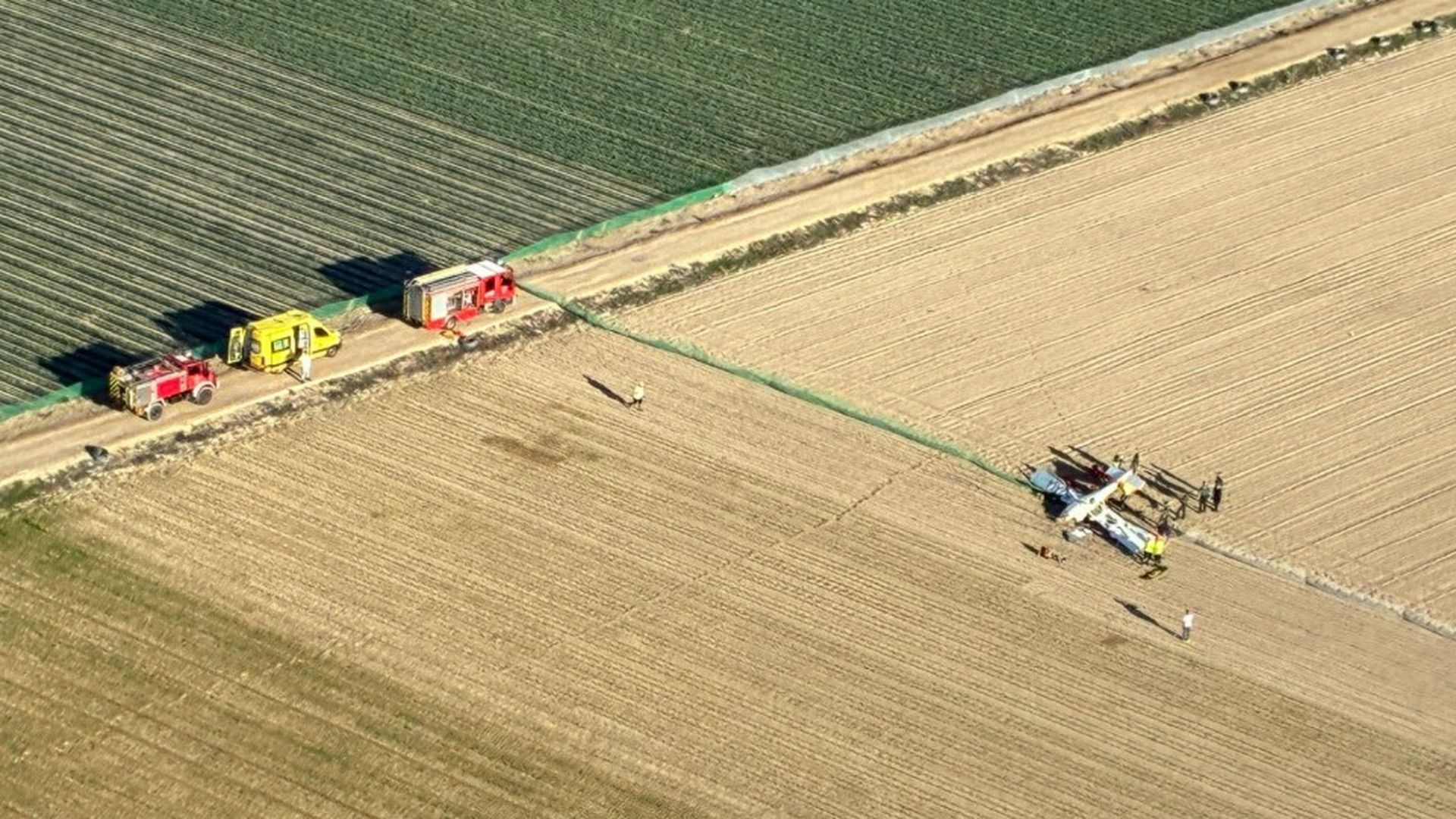 Muere el piloto de una aeronave en Totana, Murcia