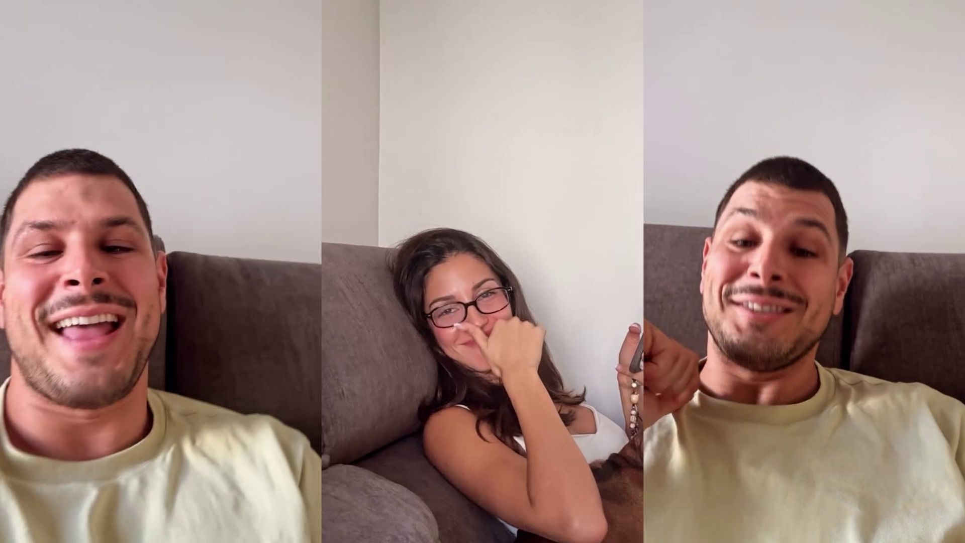 Alejandro Nieto y Tania Medina opinan sobre las luces rojas de su habitación