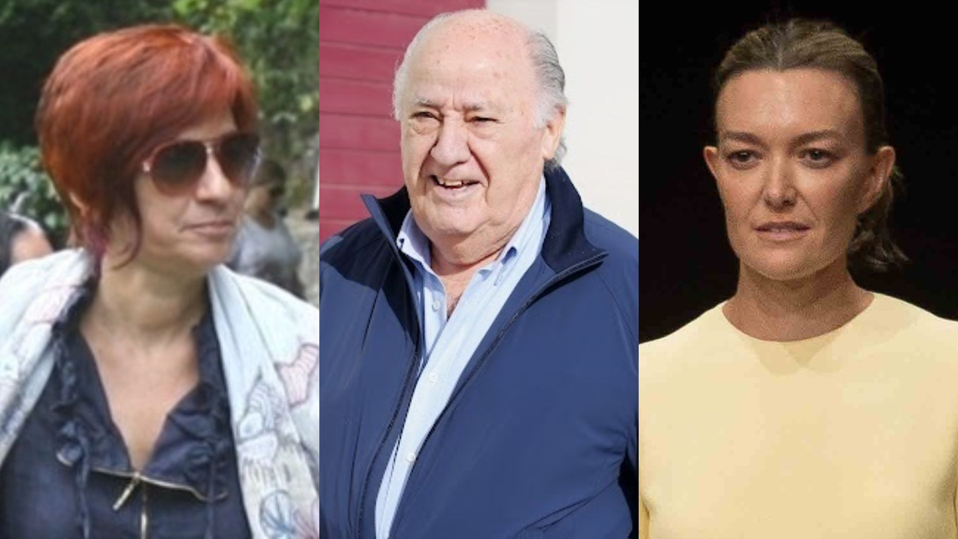 Amancio Ortega y sus hijas, Sandra y Marta Amancio Ortega y sus hijas, Sandra y Marta
