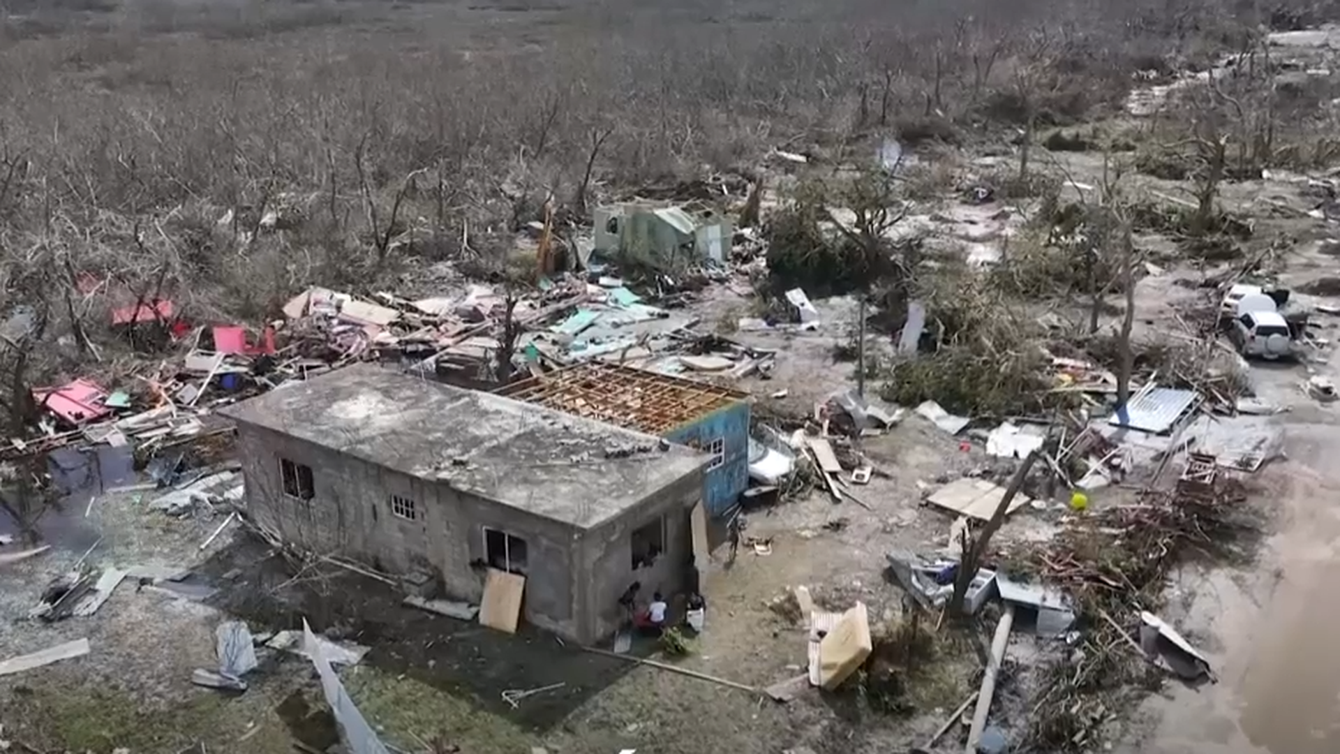 Destrozos del huracán Melissa