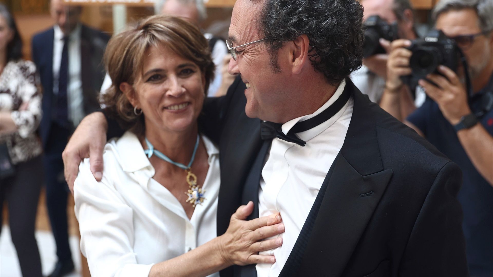 Dolores Delgado y Álvaro García Ortiz