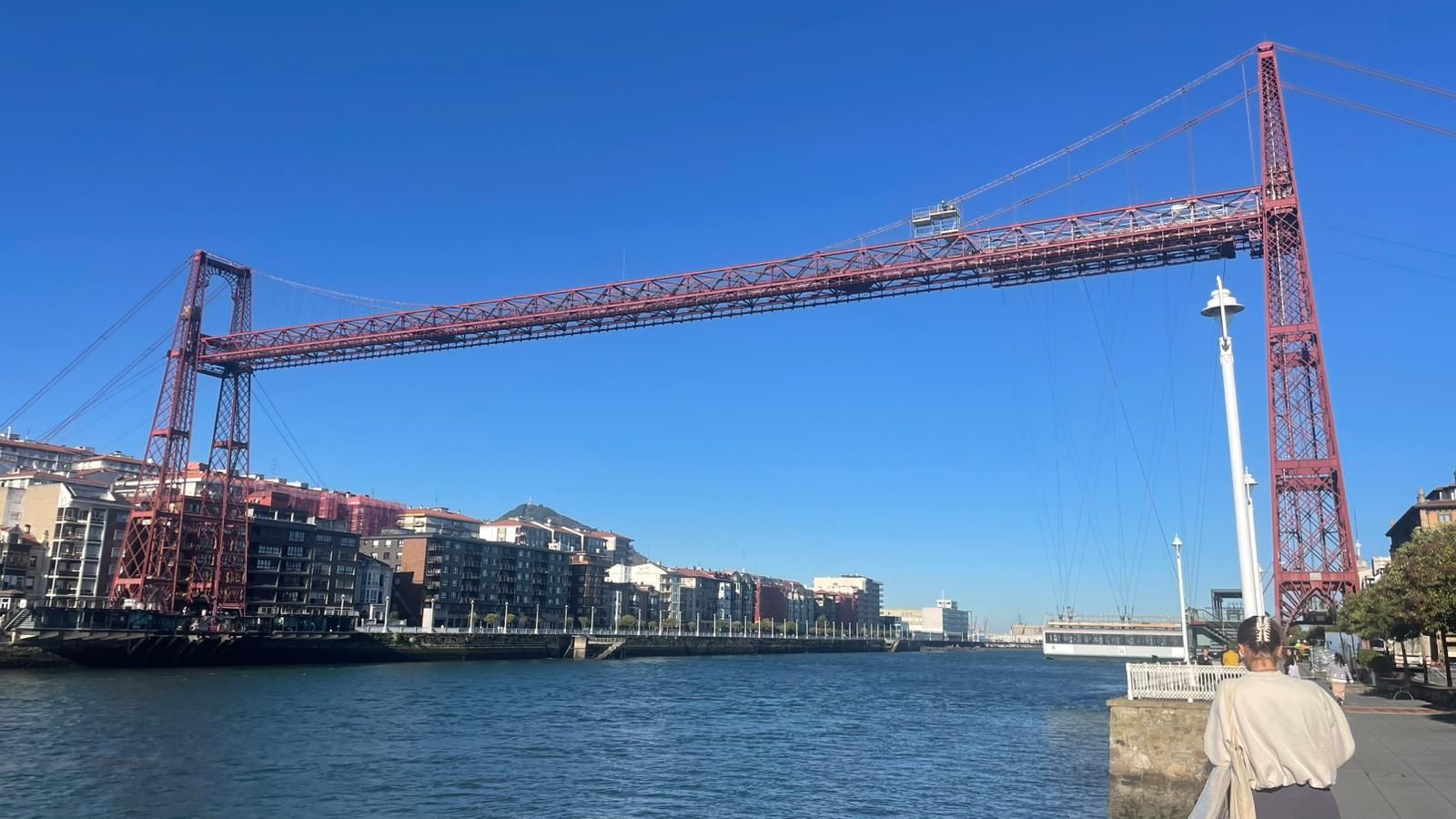 El Puente Colgante une Portugalete y Getxo