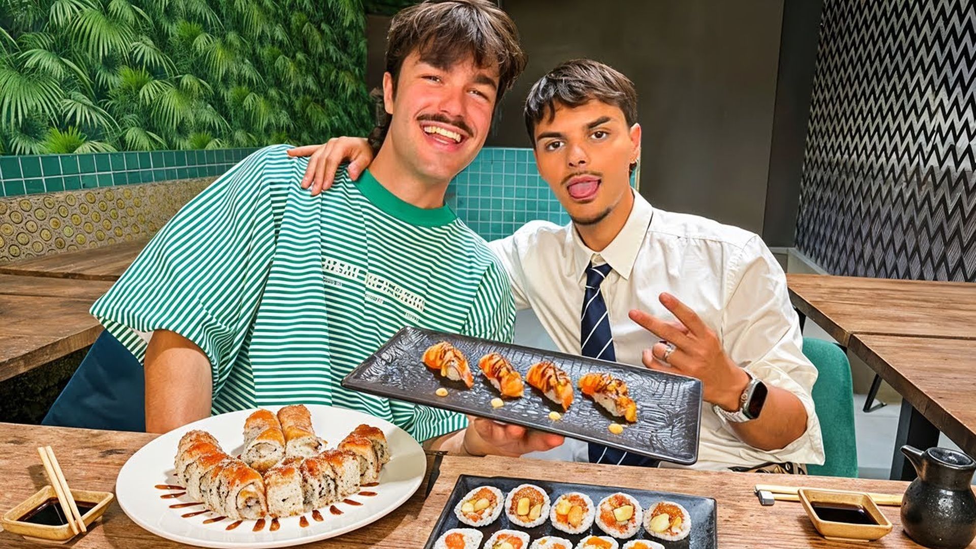 El sushi es uno de los platos favoritos de Abraham Mateo