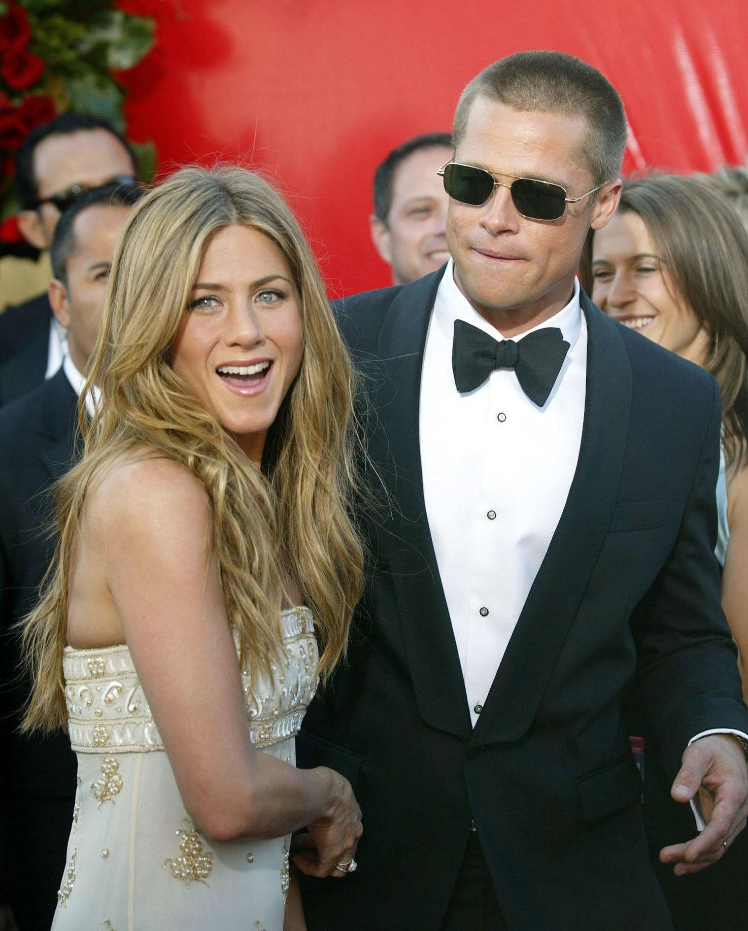 Jennifer Aniston y Brad Pitt