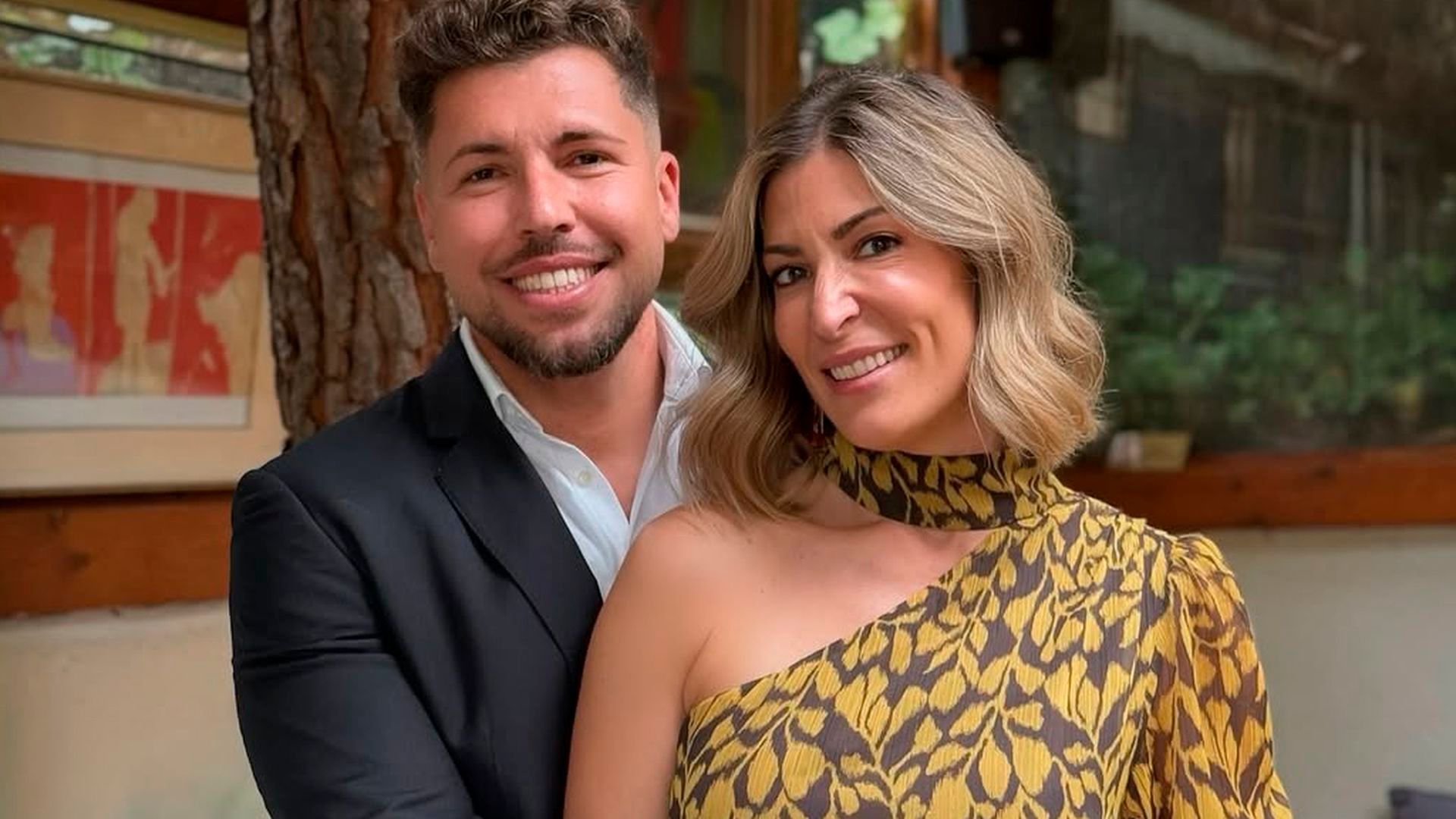 Kike Quintana y su mujer, Cristina