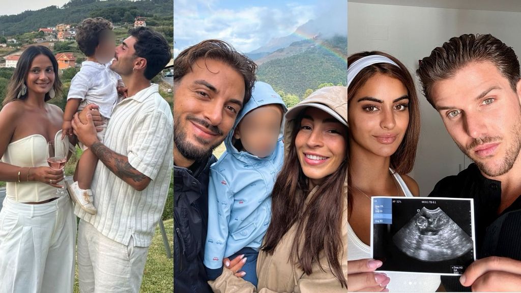 Lara y Hugo de la tercera edición, Borja y Ana de la séptima y Tadeo y Stefany de la octava