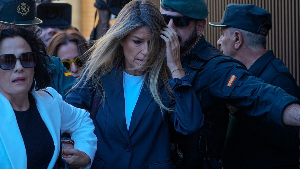 Maribel Vilaplana, llegando al juzgado de Catarroja para su declaración