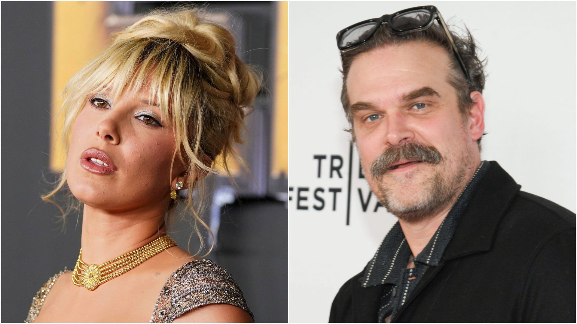 Millie Bobby Brown y David Harbour