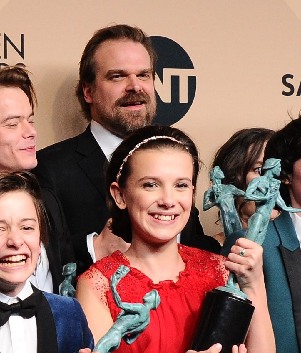 Millie Bobby Brown y David Harbour en una imagen de archivo