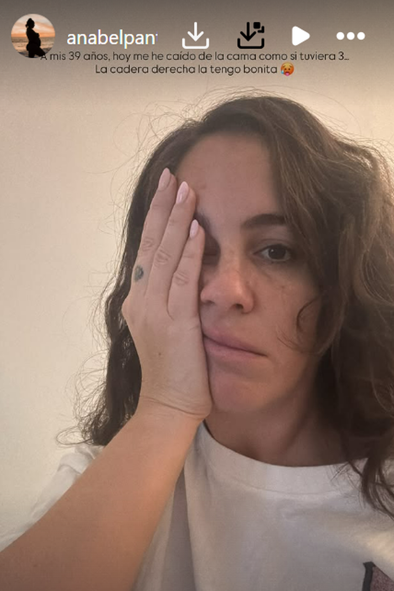 Anabel Pantoja ha sufrido una nueva caída accidental