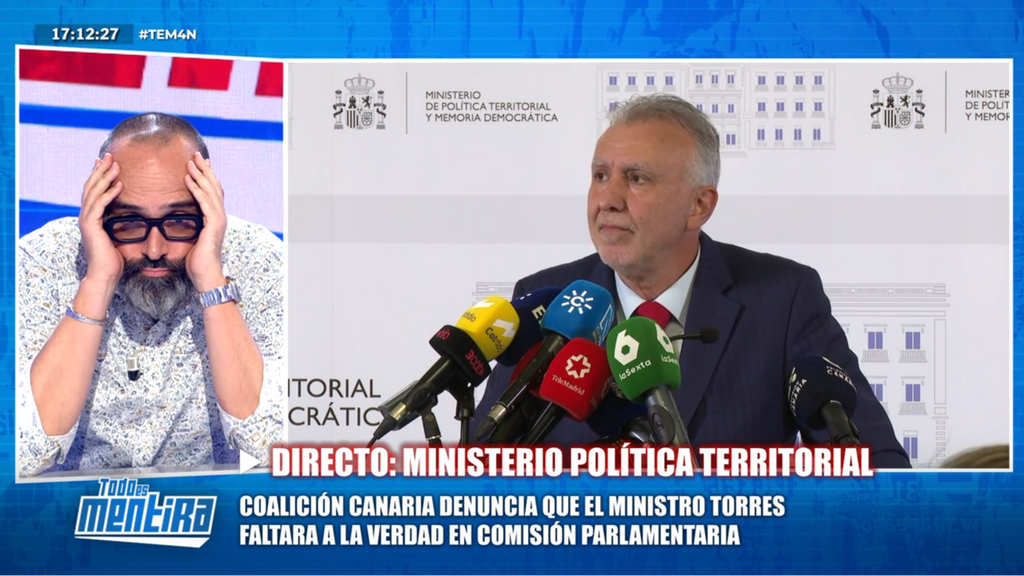Risto Mejide no da crédito ante la contradicción de Ángel Víctor Torres sobre Ana María Pérez en su comparecencia: "Yo alucino"